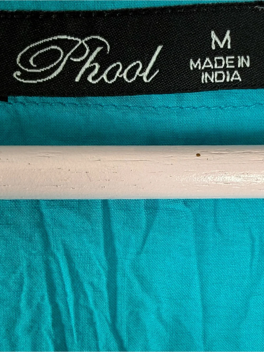 NWOT Phool Tie-Front Open Semi-Cropped Shrug -Teal Medium